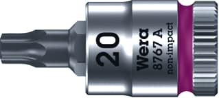 Wera - Dop voor torxschroeven 8767 A Zk Bitdop Tx 20X28