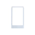 Hager Berker - Design Sierrand schakelmateriaal designraam hoek gl pwit