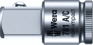 Wera - Verlengstuk doppen/sleutels/ratels 781 A 1/4 Adapter 781 A/C