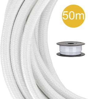 Bailey - Deco Aansluitleiding Textielsnoer 50M 3C Wit