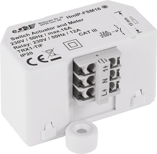 Homematic IP - Schakelactor bussysteem Fsm16 S-Meetactor 16A Inb