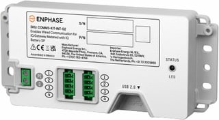 Enphase - IQ Energieopslag Toeb./onderd. duurzame energie opw. 5P-Battery Communica.
