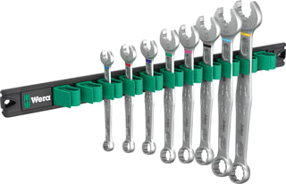 Wera - Steek-/ringsleutel (set) 9642 magntstrip6003 8dlg