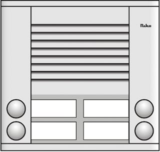 Niko - NAC Functiemodule voor deurstation Opb Audio Deurst 2X2 Druk