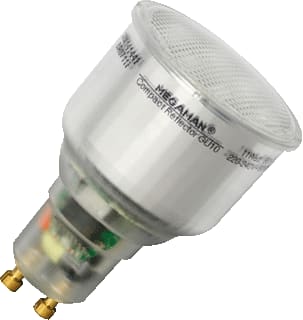 Megaman - DimmerAble Compact fluorescentielamp spaarlamp 11w gu10 3000