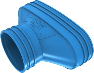 Wavin - Ventiza Verloop luchtkanaal Verloop Pvc Bl 195X80 M/M