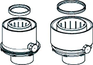 Intergas - Kombi Kompakt HRE Toeb./onderd. gasgestookte cv-ketel Adapter Set 80/125