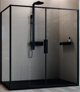 Novellini - Douchedeur riga 2a 119cm rose 1 mwt
