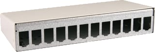 Metz Connect - Inzetplaat schakelmateriaal Officbox Edat 12V Wit