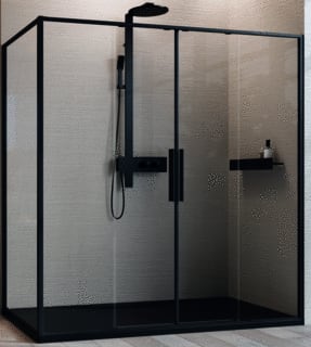 Novellini - Douchedeur riga 2a 139cm rose 1 mwt