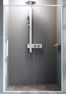 Novellini - Douchedeur riga 2p 106cm l hgl chr