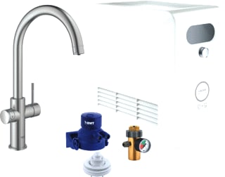 Grohe - Blue Professional Duo C Tapwatersysteem Blue Prof Duo C-Uitl Ss