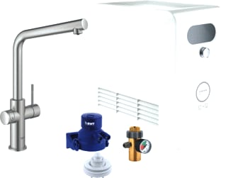 Grohe - Blue Professional Duo L Tapwatersysteem Blue Prof Duo L-Uitloop