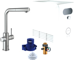 Grohe - Blue Professional Duo L Tapwatersysteem blue prof duo l-uitl ss