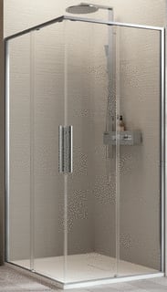 Novellini - Douchecabine vierhoekig riga a 119 hgl chr