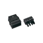 Wago - Winsta Midi 770 Conn. v insteekbare gebouwinstall. Steker Fem.+Trekont 4P Zw