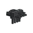 Wago - Winsta Midi 770 Comp. verd. insteekb. gebouwinstal. T-Verdeler 1M-2F 4P Zw
