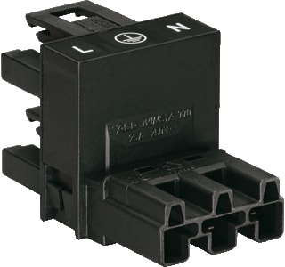 Wago - Winsta Midi 770 Comp. verd. insteekb. gebouwinstal. H-Verdeler 1M-2F 3P Zw Vc