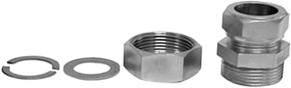 Amniflex - Fitting met 2 aansluitingen Koppeling 1/2 X 15 Knel