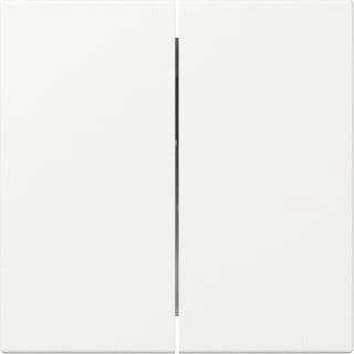 Gira - Bed.element / centr.pl. schakelmat. Wip 2-V R Syst 55 Z.Wit M