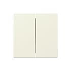 Gira - Bed.element / centr.pl. schakelmat. Wip 2-V System 55 Cr.Wit