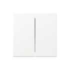 Gira - Bed.element / centr.pl. schakelmat. Wip 2-V System 55 Z.Wit M