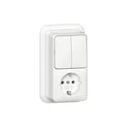 Gira - Opbouw Combinatie schakelaar/wcd Comb Serie/Wcd/Ra Opb Zwt