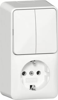 Gira - Opbouw Combinatie schakelaar/wcd Combi Wcd/Ra Serie Vert.