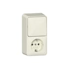 Gira - Opbouw Combinatie schakelaar/wcd Comb Wis/Wcd/Ra Montpl.