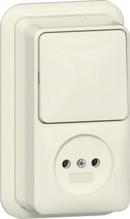 Gira - Opbouw Combinatie schakelaar/wcd Comb Wis/Wcd/Ra 2-P K/P O