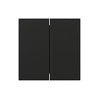 Gira - Bed.element / centr.pl. schakelmat. Wip 2-V R Syst 55 Zwart M