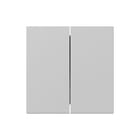 Gira - Bed.element / centr.pl. schakelmat. Wip 2-V R Syst 55 Grijs M