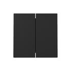 Gira - Bed.element / centr.pl. schakelmat. Wip 2-V System 55 Zwart M