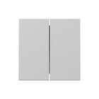 Gira - Bed.element / centr.pl. schakelmat. Wip 2-V System 55 Grijs M