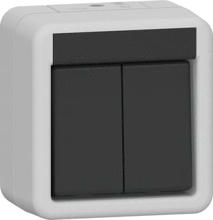 Gira - Installatieschakelaar Wipsch. Serie Spatwaterd.