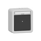 Gira - Opbouw Installatieschakelaar Wipdrukcsptwaterd Gr