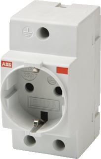 ABB - System pro M compact Wandcontactdoos modulair Modulair Wcd M 1175