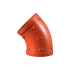 VSH - Shurjoint 7111 Fitting met 2 aansluitingen Groef Bocht 45Mm 114,3Ornj