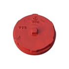 VSH - Shurjoint 7160 Fitting met 1 aansluiting Groef Eindkap M 168,3 Rood