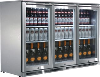 Husky - Koelkast koelkast c3af-hs-steel