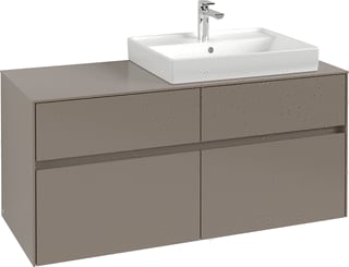Villeroy & Boch - COLLARO Wastafelonderkast 2deur 1 legp led m wnd