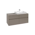 Villeroy & Boch - COLLARO Wastafelonderkast 1dr 1 legp scharn r led m