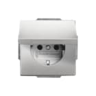 ABB Busch-Jaeger - Pure Stainless Steel Wandcontactdoos (WCD schakelmat.) Wcd Ra Klem 20Euk-866 Rvs