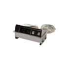 OCS - Mykanos Bureau aansluitunit tafelunit 2x230+2xcat6 rvs