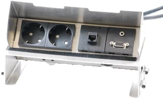 OCS - Mykanos Bureau aansluitunit unit 2x230+1c6+vga+audio