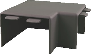 Canalit - M5 Verticaal hoekstuk leidingkanaal Vlakhaakstuk 60X60Mm Gr