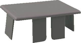 Canalit - M5 Eindschot leidingkanaal Eindstuk 90X60Mm Grijs
