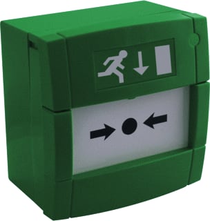 KAC (ADT) - Groen Nood Handmelder Handm Flex 2W