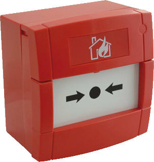KAC (ADT) - Doordrukprincipe Handmelder Handm Rood Vlam Mzx680 Ohm