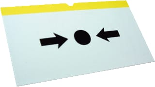 KAC (ADT) - Breekglas handmelder Handm Flexplaat